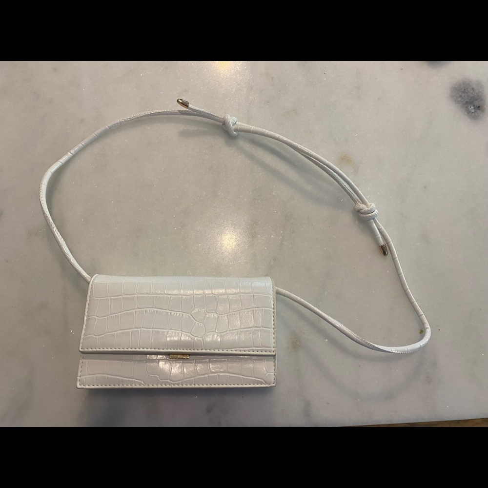 Princess Polly White Faux Leather Bag